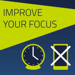 Infographic with picture of a clock and a digital device crossed out