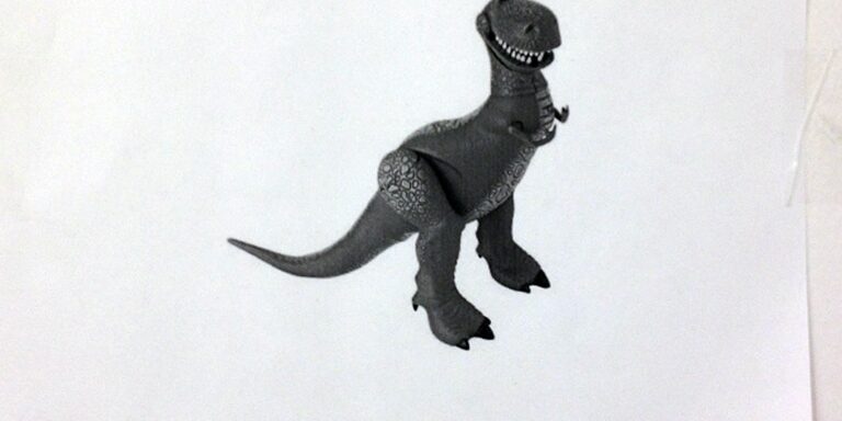 Office notice with picture of a T-Rex saying "T-Rex's arms are too small to change the water bottle when it is empty, what's your excuse!"